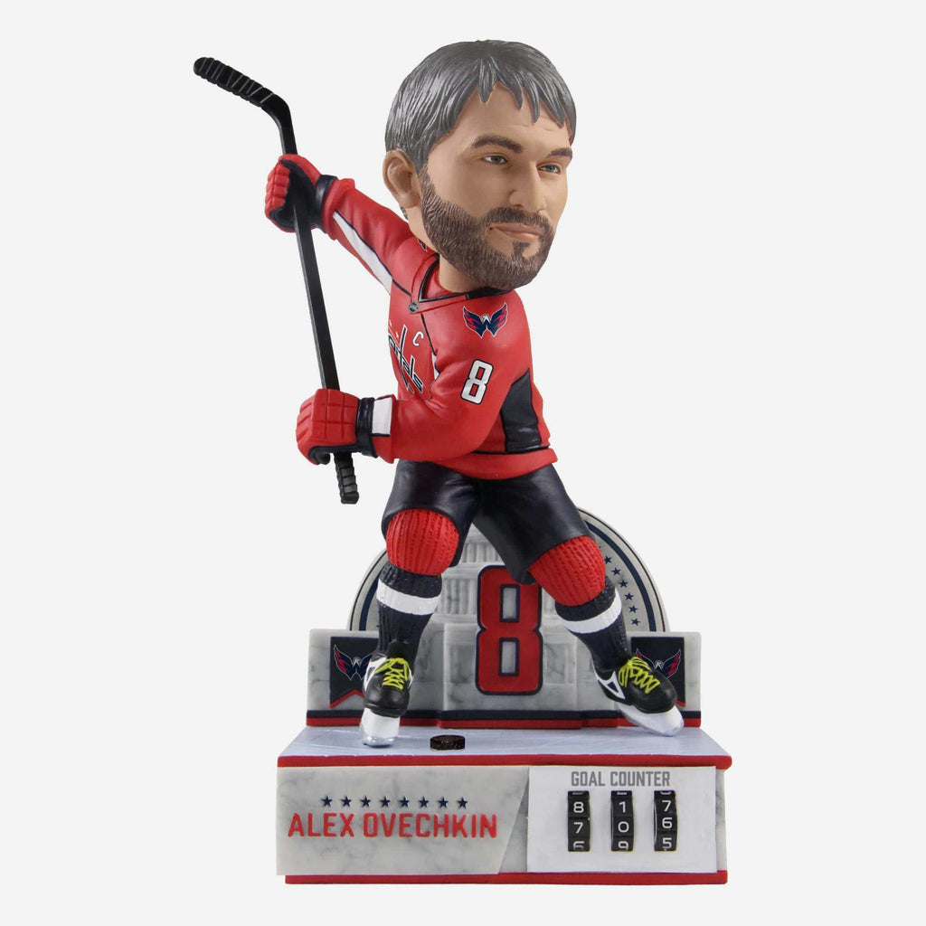 Alex Ovechkin Washington Capitals Goal Counter Bobblehead FOCO - FOCO.com