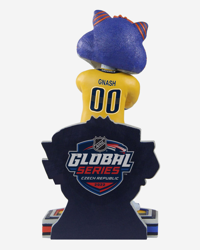 Gnash Nashville Predators 2022 NHL Global Series Mascot Bobblehead FOCO - FOCO.com