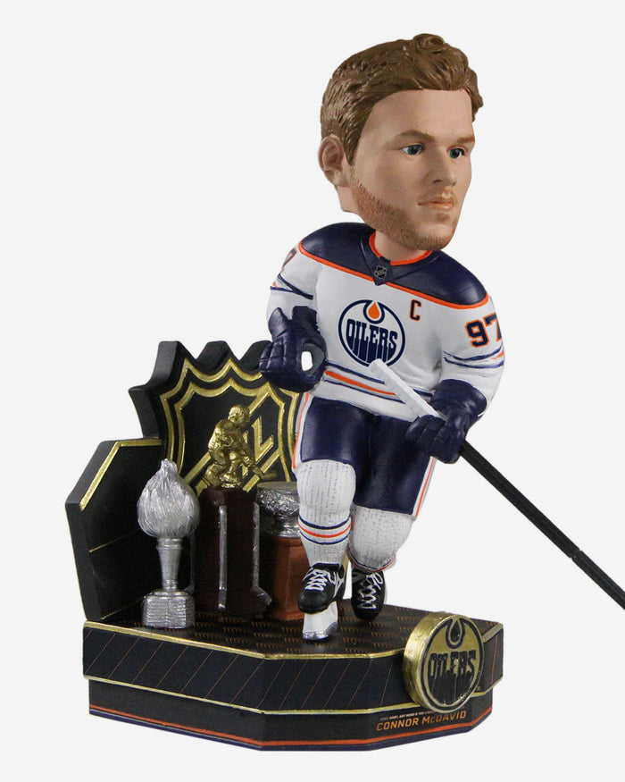 Connor McDavid Edmonton Oilers Hart Trophy Bobblehead FOCO - FOCO.com