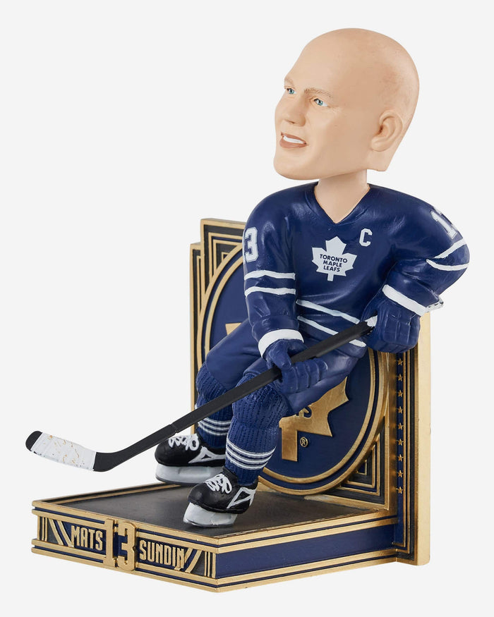 Mats Sundin Toronto Maple Leafs Career Retrospective Bobblehead FOCO - FOCO.com