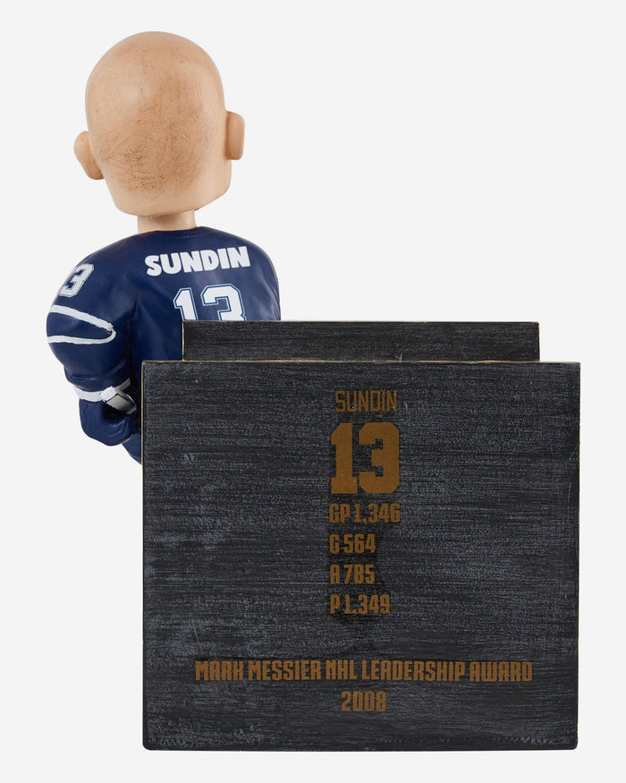 Mats Sundin Toronto Maple Leafs Career Retrospective Bobblehead FOCO - FOCO.com