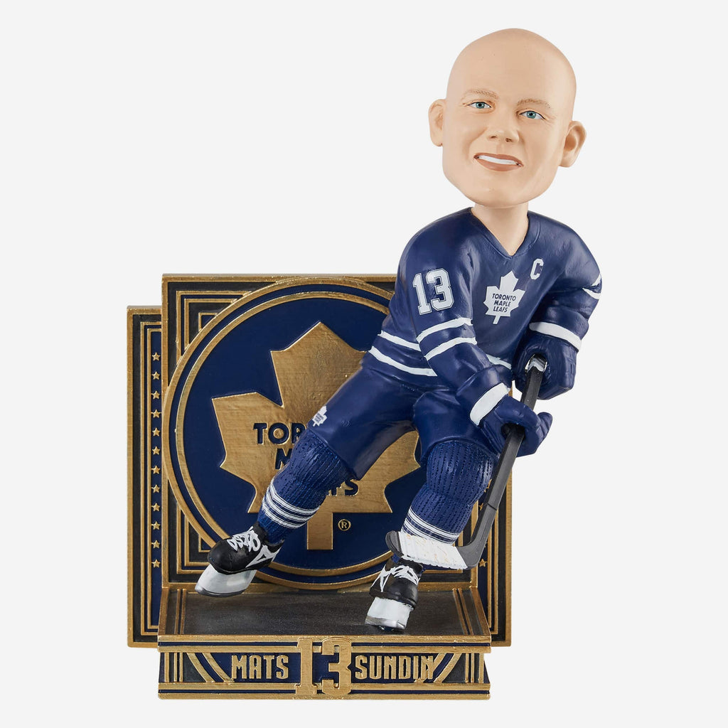 Mats Sundin Toronto Maple Leafs Career Retrospective Bobblehead FOCO - FOCO.com