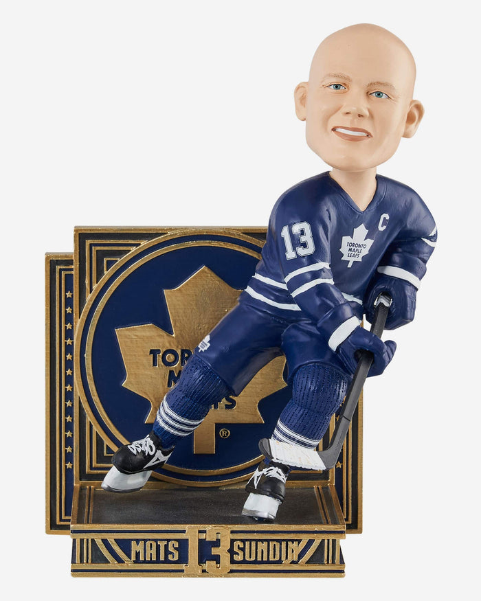 Mats Sundin Toronto Maple Leafs Career Retrospective Bobblehead FOCO - FOCO.com