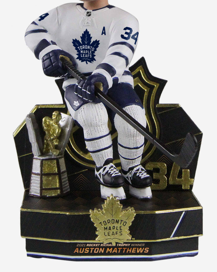 Auston Matthews Toronto Maple Leafs Maurice Richard Trophy Bobblehead FOCO - FOCO.com