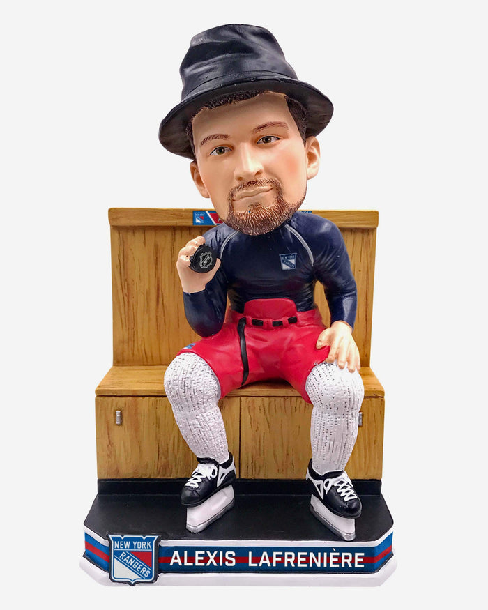 Alexis Lafreniere New York Rangers Overtime Goal Moment Bobblehead FOCO - FOCO.com
