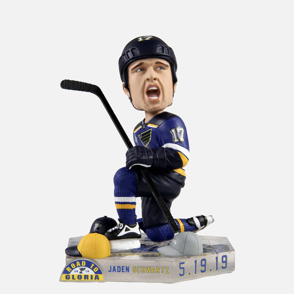 Jaden Schwartz St Louis Blues Road To Gloria Bobblehead FOCO - FOCO.com