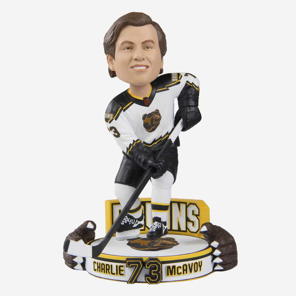 Charlie McAvoy Boston Bruins Reverse Retro Jersey Bobblehead FOCO - FOCO.com