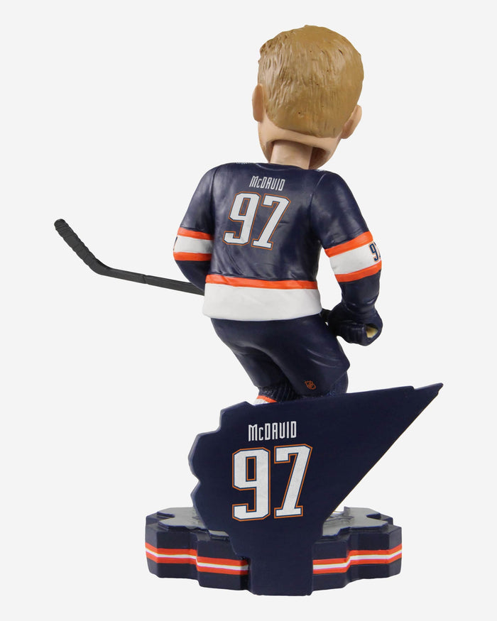 Connor McDavid Edmonton Oilers Reverse Retro Jersey Bobblehead FOCO - FOCO.com