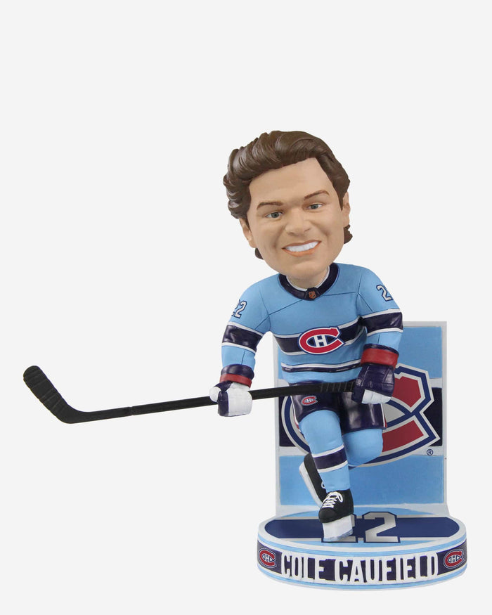 Cole Caufield Montreal Canadiens Reverse Retro Jersey Bobblehead FOCO - FOCO.com