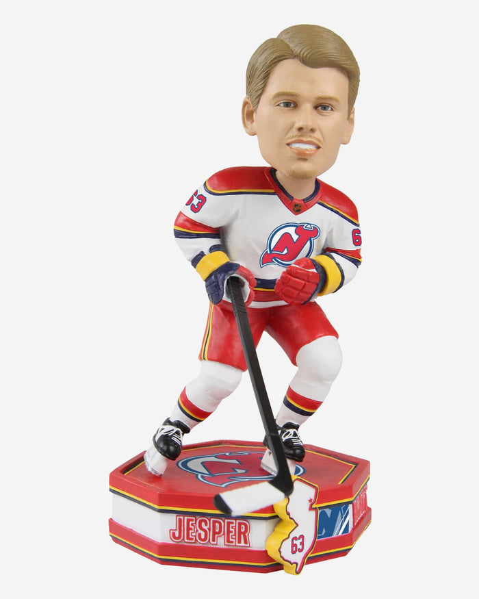 Jesper Bratt New Jersey Devils Reverse Retro Jersey Bobblehead FOCO - FOCO.com