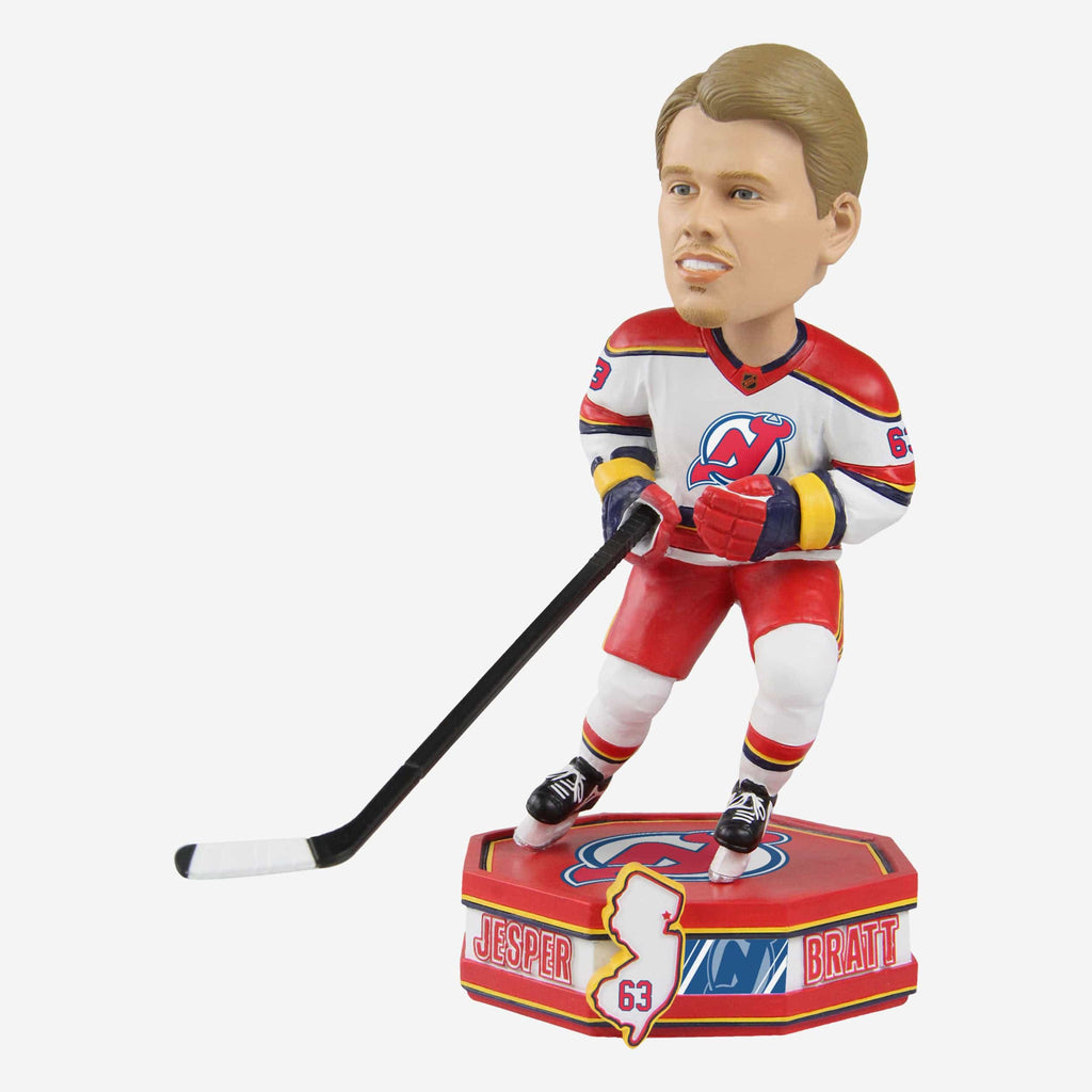 Jesper Bratt New Jersey Devils Reverse Retro Jersey Bobblehead FOCO - FOCO.com