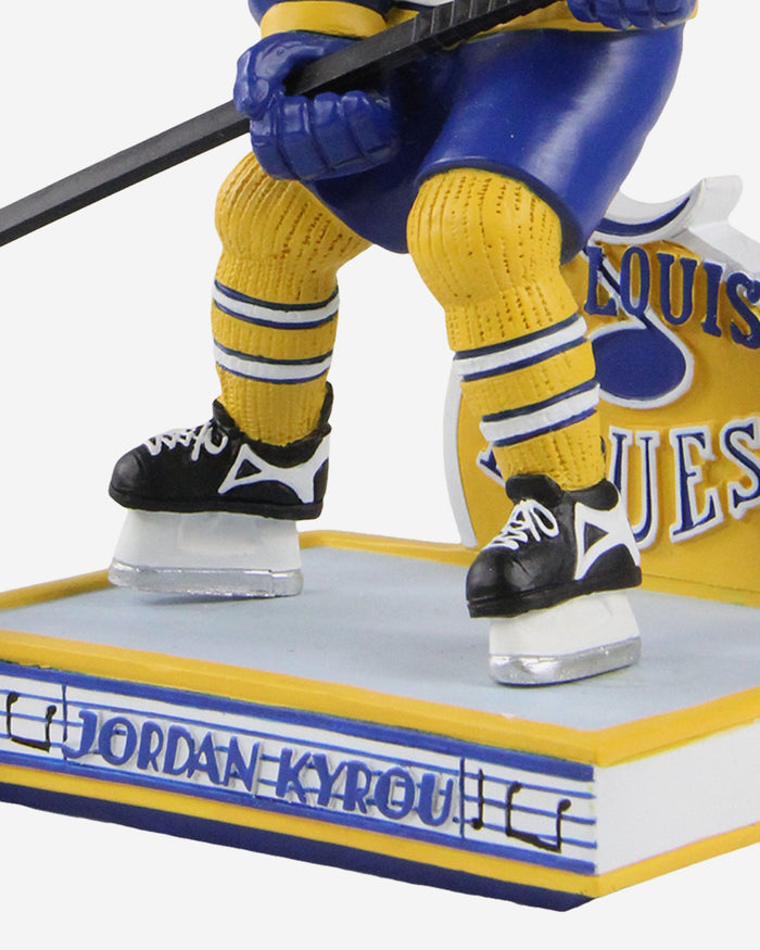 Jordan Kyrou St Louis Blues Reverse Retro Jersey Bobblehead FOCO - FOCO.com