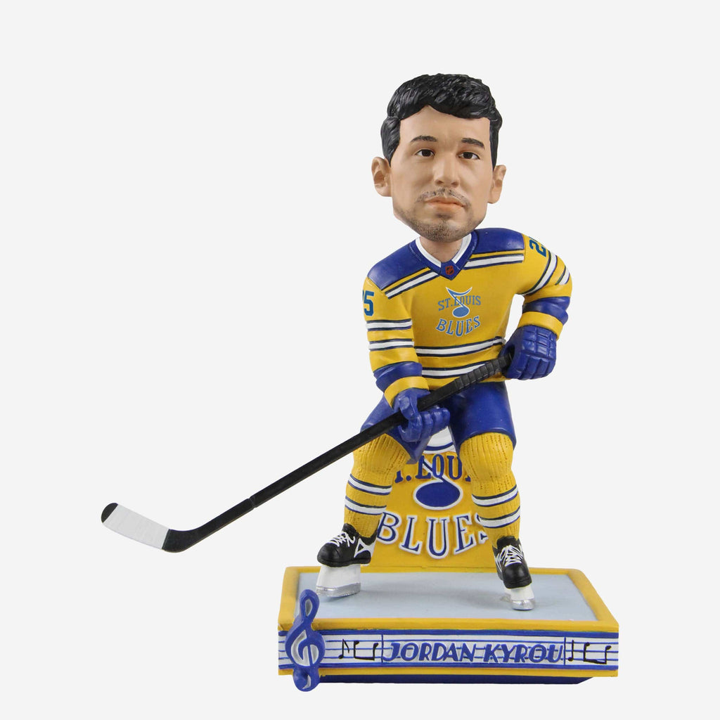 Jordan Kyrou St Louis Blues Reverse Retro Jersey Bobblehead FOCO - FOCO.com