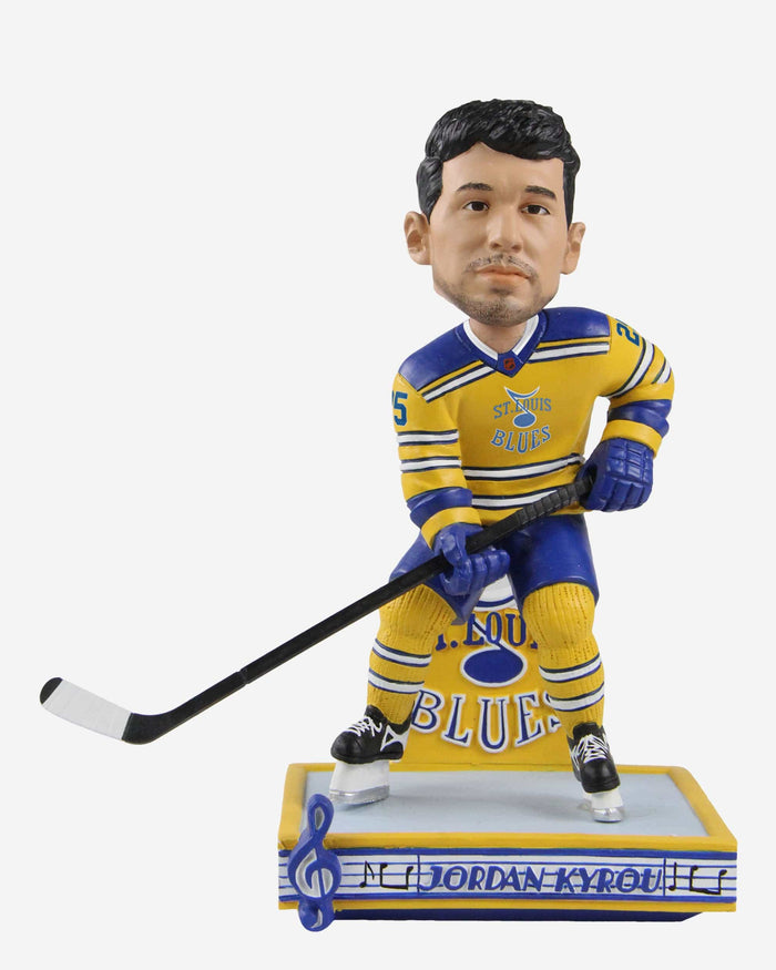 Jordan Kyrou St Louis Blues Reverse Retro Jersey Bobblehead FOCO - FOCO.com