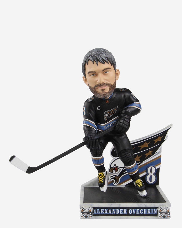 Alex Ovechkin Washington Capitals Reverse Retro Jersey Bobblehead FOCO - FOCO.com