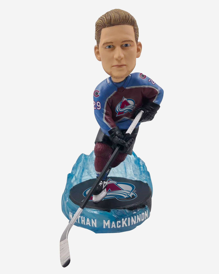 Nathan MacKinnon Colorado Avalanche Thematic Bobblehead FOCO - FOCO.com