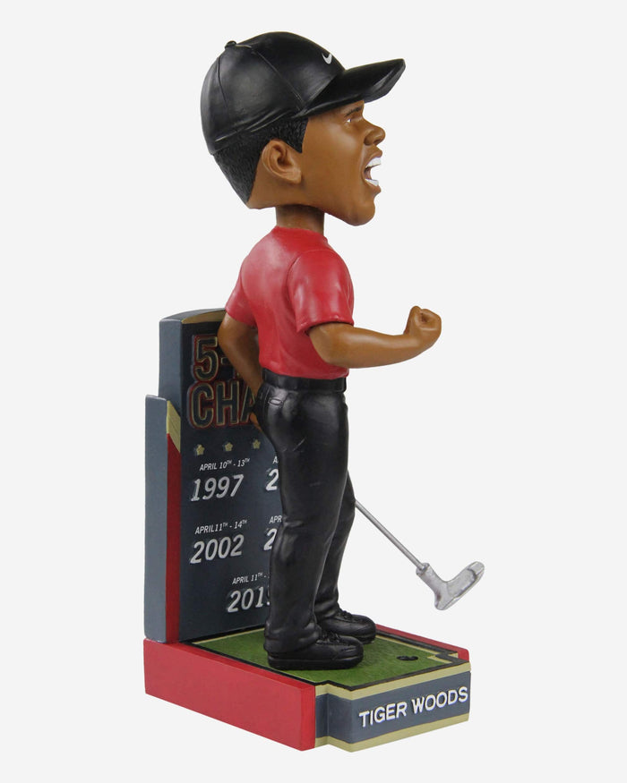 Tiger Woods 5X Champion Bobblehead FOCO - FOCO.com