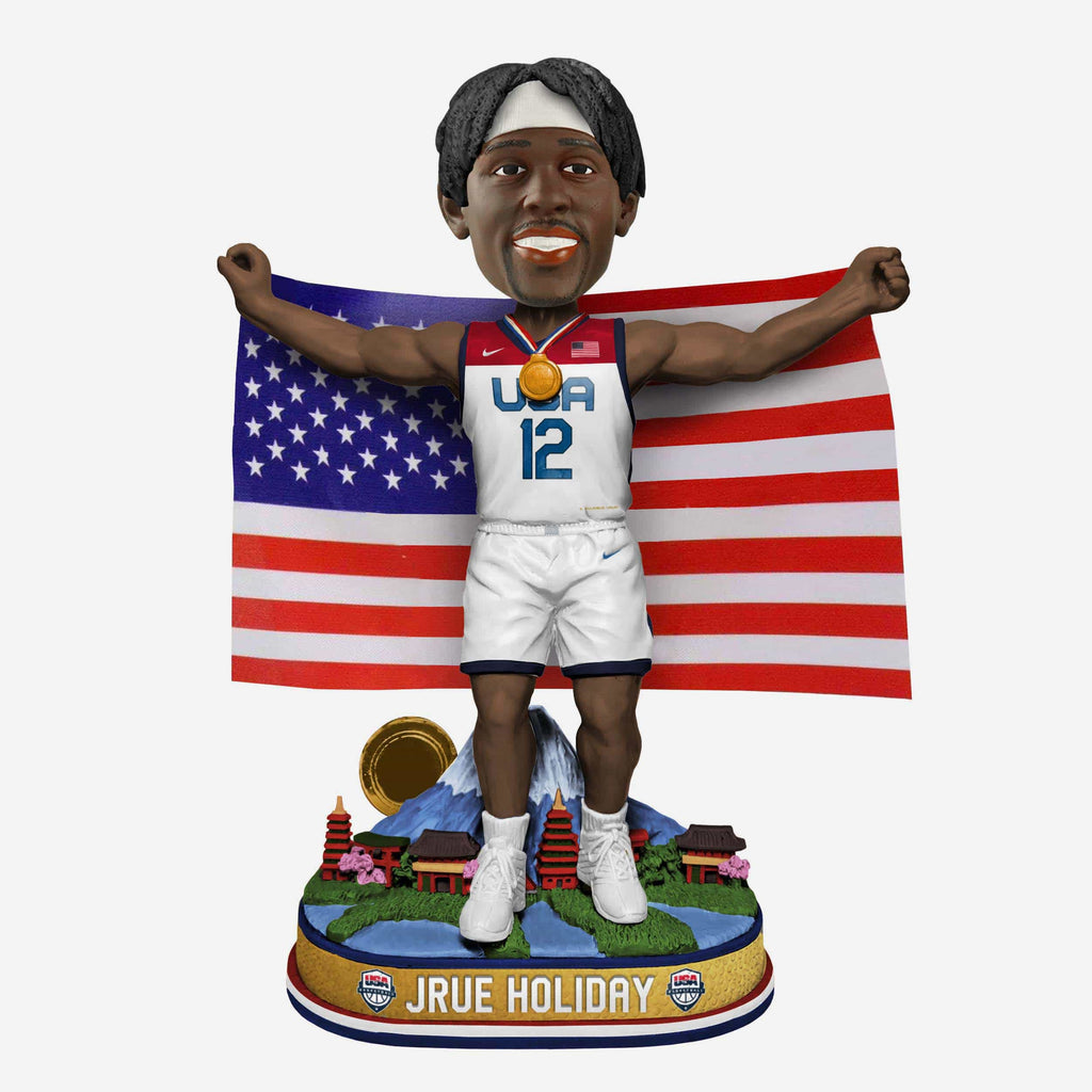 Jrue Holiday USA Basketball Mens National Team 2020 Flag Series Bobblehead FOCO - FOCO.com