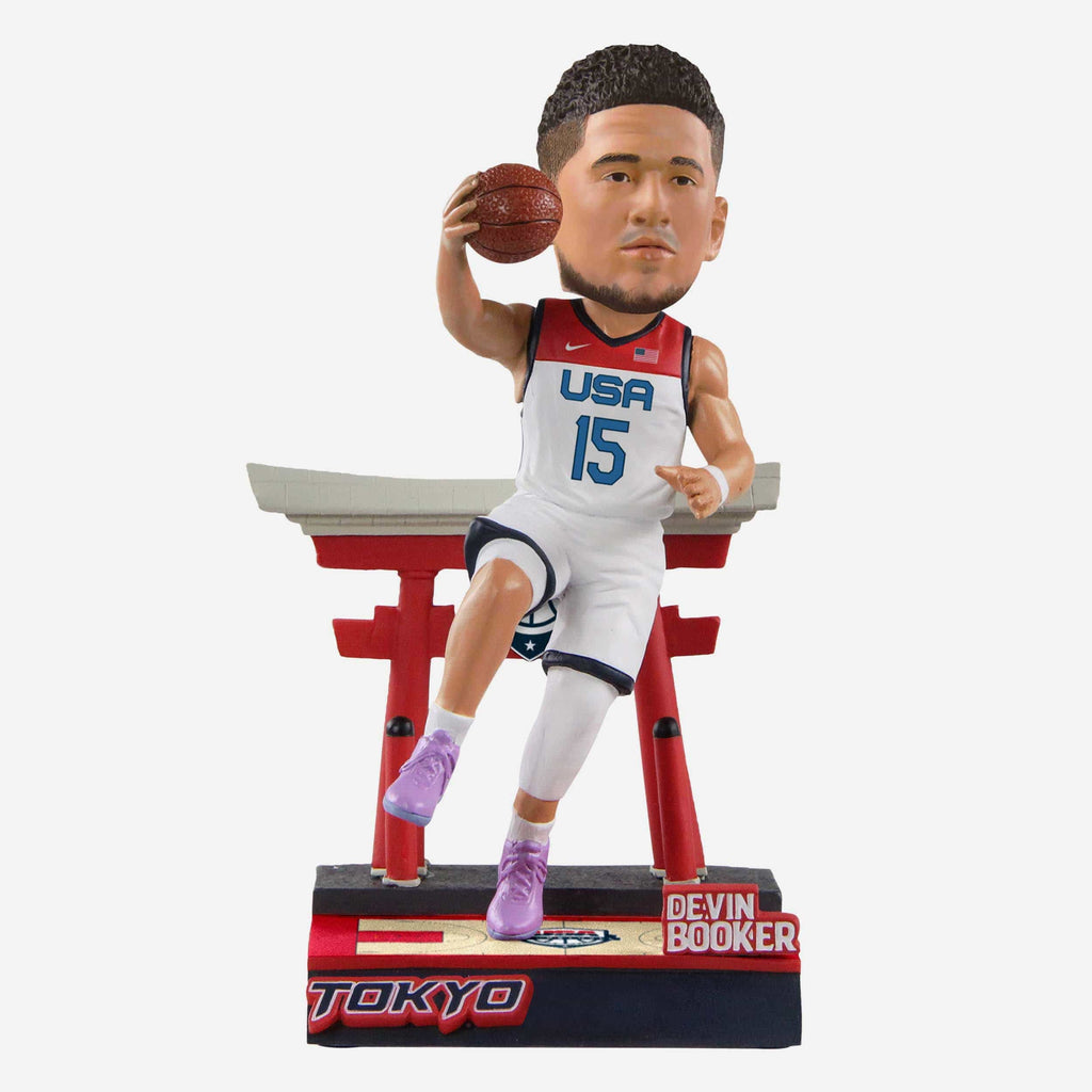 Devin Booker USA Basketball Mens National Team Tokyo Bobblehead FOCO - FOCO.com