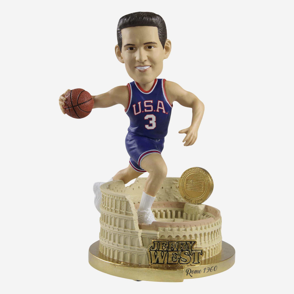 Jerry West USA Basketball Mens National Team 1960 Rome Bobblehead FOCO - FOCO.com