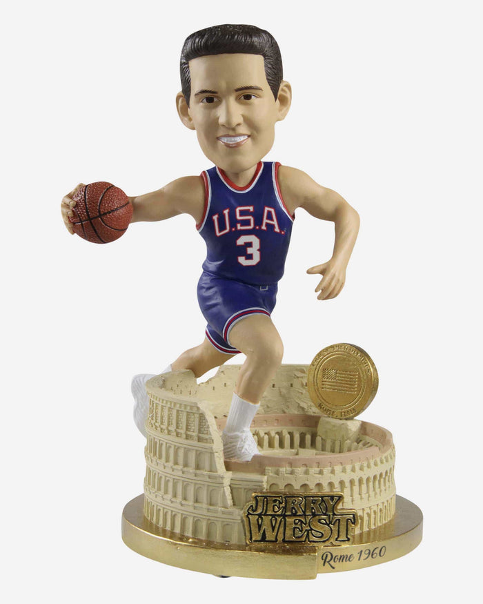 Jerry West USA Basketball Mens National Team 1960 Rome Bobblehead FOCO - FOCO.com