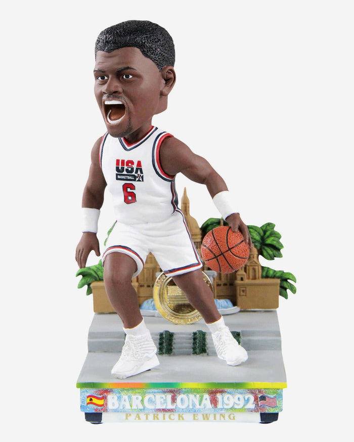 Patrick Ewing USA Basketball Mens National Team 1992 Spain Bobblehead FOCO - FOCO.com