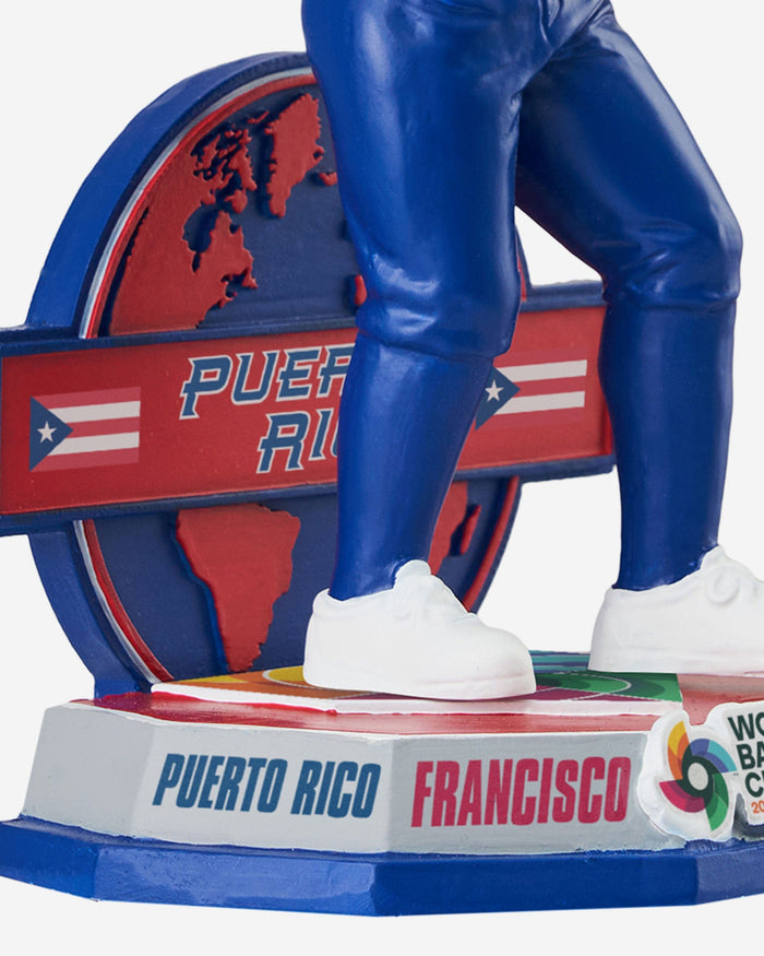 Francisco Lindor Puerto Rico 2023 World Baseball Classic Bobblehead FOCO - FOCO.com