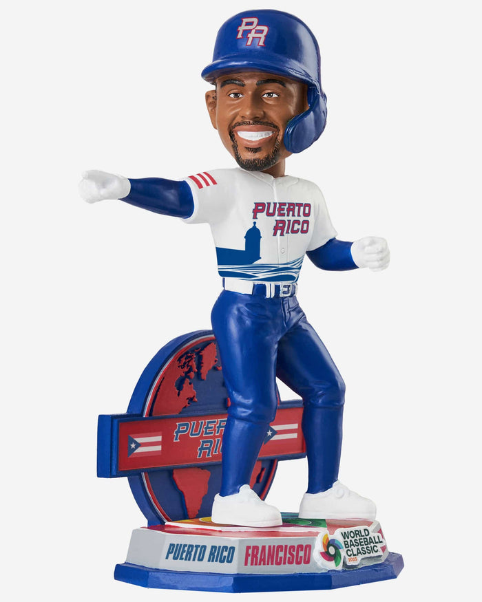 Francisco Lindor Puerto Rico 2023 World Baseball Classic Bobblehead FOCO - FOCO.com