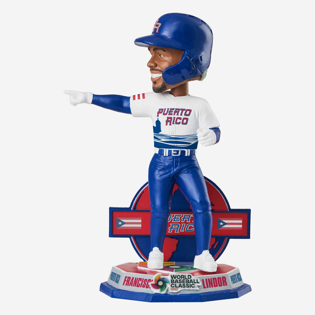 Francisco Lindor Puerto Rico 2023 World Baseball Classic Bobblehead FOCO - FOCO.com