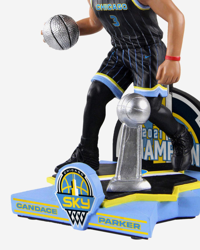 Candace Parker Chicago Sky 2021 WNBA Champions Bobblehead FOCO - FOCO.com