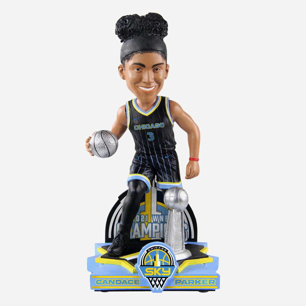 Candace Parker Chicago Sky 2021 WNBA Champions Bobblehead FOCO - FOCO.com