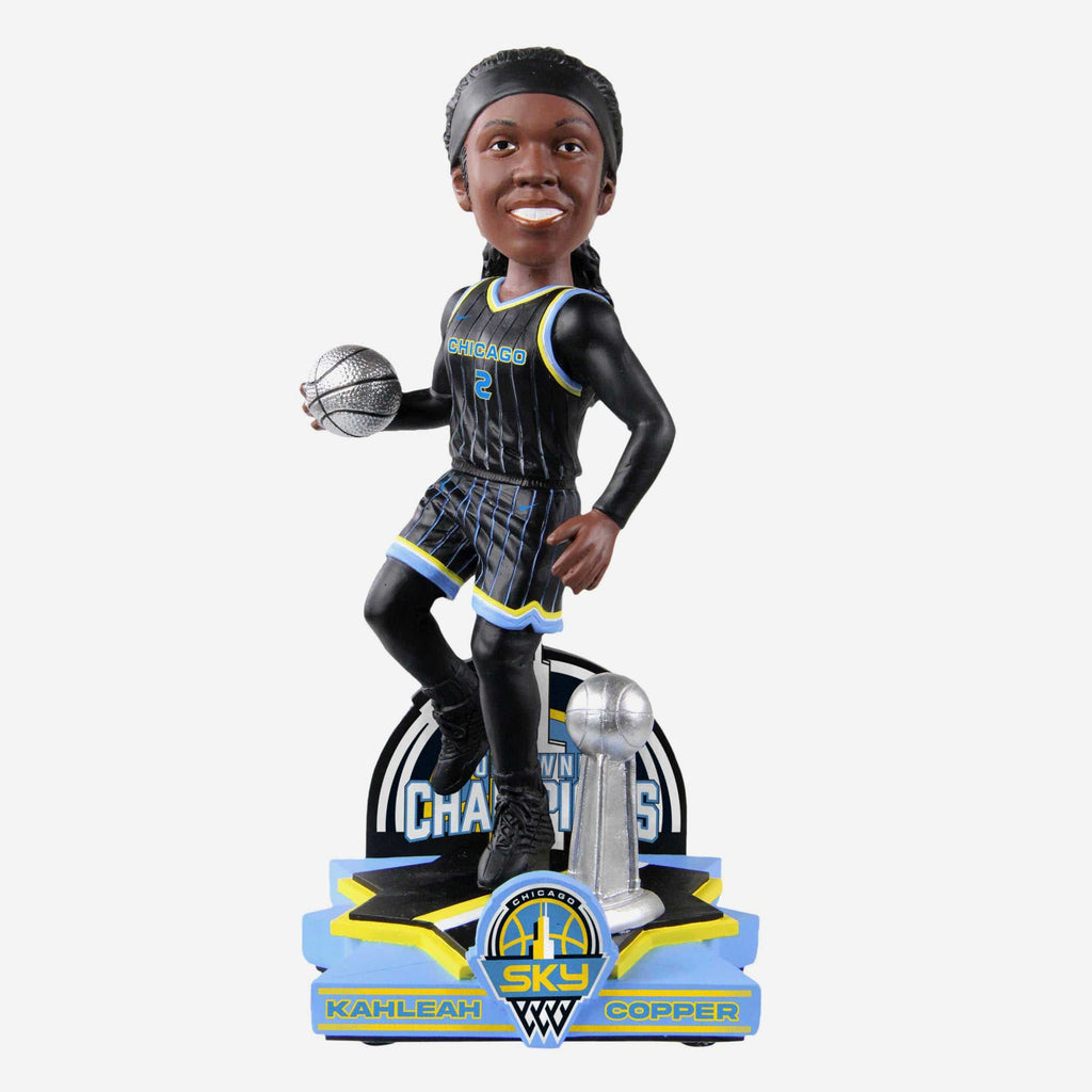 Kahleah Copper Chicago Sky 2021 WNBA Champions Bobblehead FOCO - FOCO.com