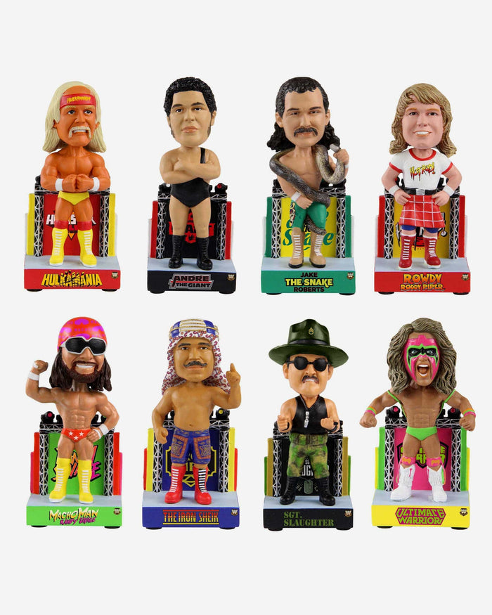 WWE Commemorative 1980s Mini Bobblehead Boxed Set FOCO - FOCO.com