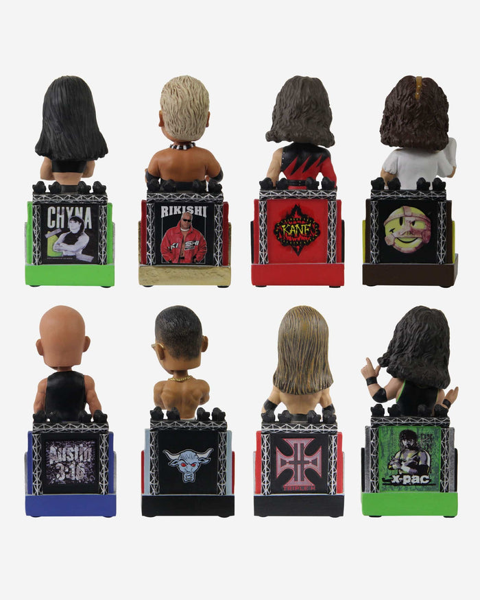 WWE Commemorative 1990s Attitude Era Mini Bobblehead Boxed Set FOCO - FOCO.com