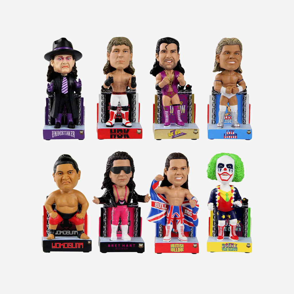 WWE Commemorative 1990s New Generation Mini Bobblehead Boxed Set FOCO - FOCO.com