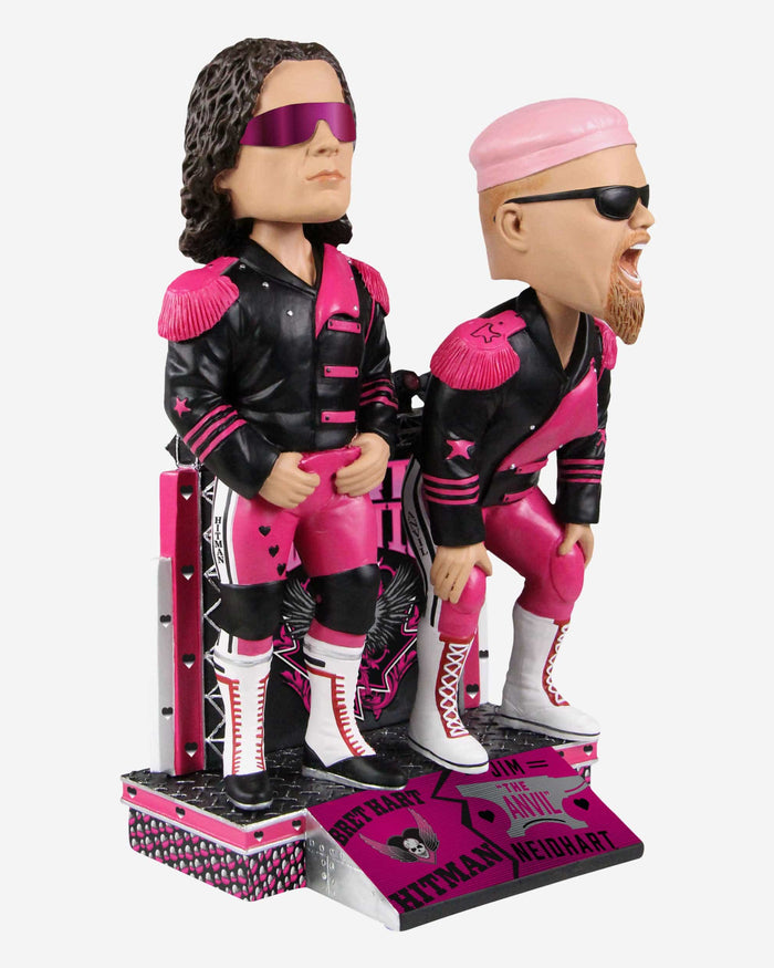 The Hart Foundation WWE Tag Team Bobblehead FOCO - FOCO.com