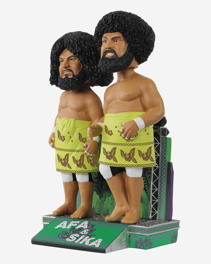 The Wild Samoans WWE Tag Team Bobblehead FOCO - FOCO.com