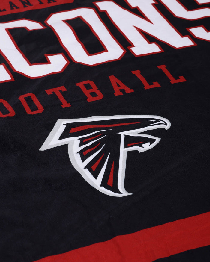 Atlanta Falcons Team Property Sherpa Plush Throw Blanket FOCO - FOCO.com