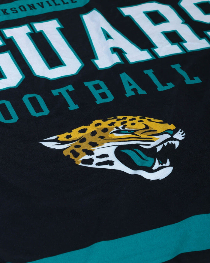 Jacksonville Jaguars Team Property Sherpa Plush Throw Blanket FOCO - FOCO.com