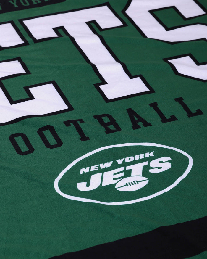 New York Jets Team Property Sherpa Plush Throw Blanket FOCO - FOCO.com