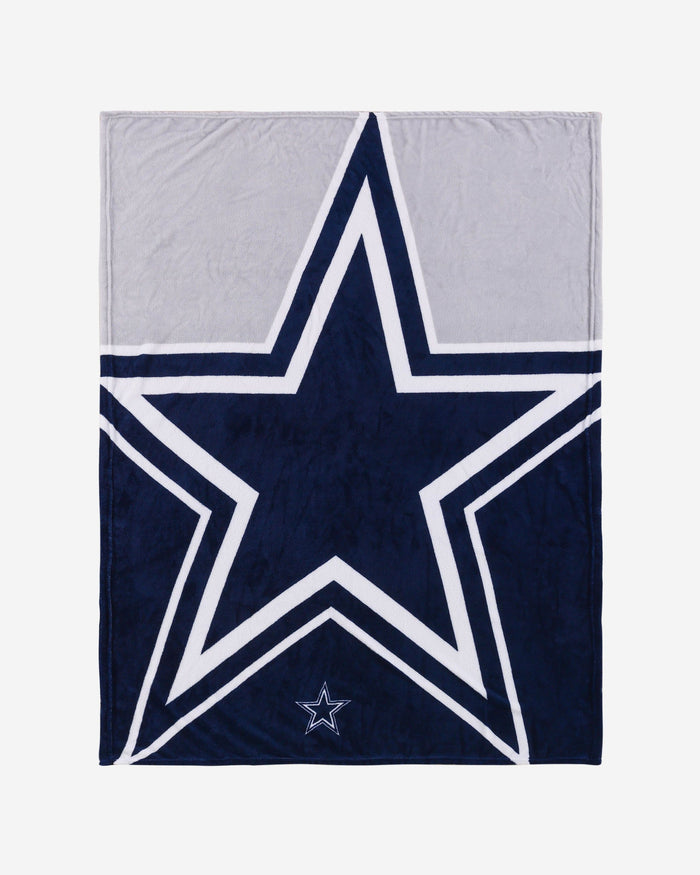 Dallas Cowboys Supreme Slumber Plush Throw Blanket FOCO - FOCO.com