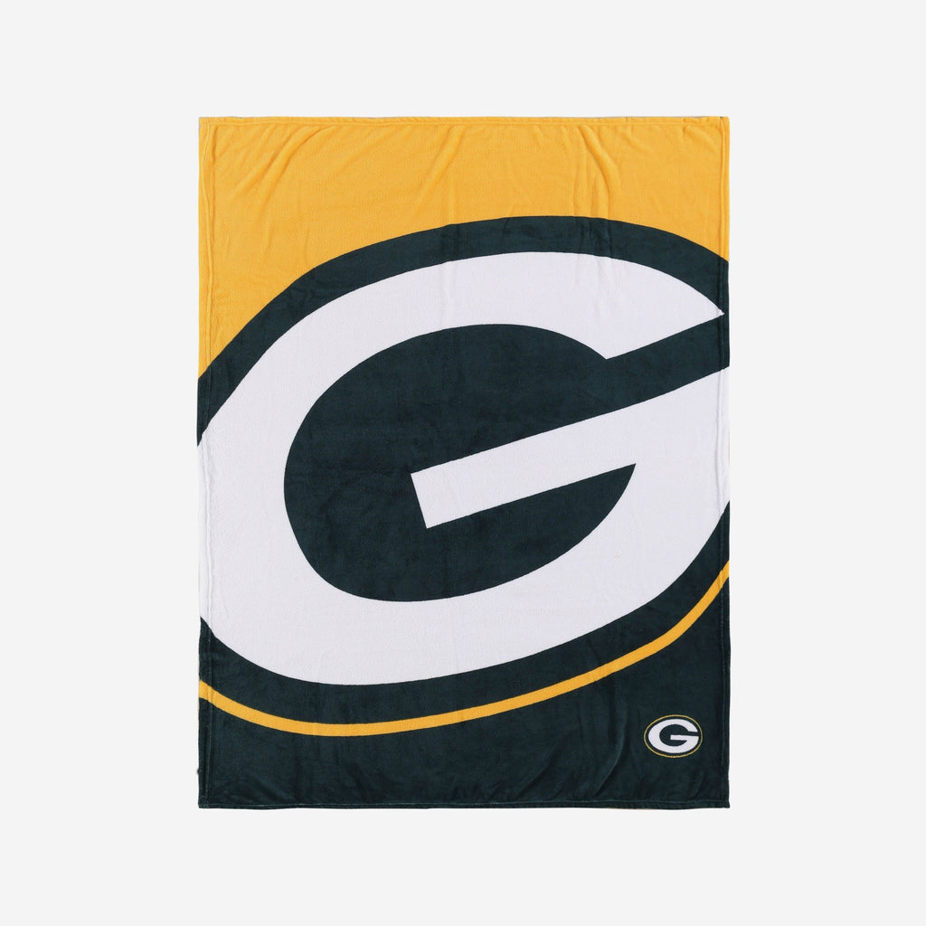 Green Bay Packers Supreme Slumber Plush Throw Blanket FOCO - FOCO.com