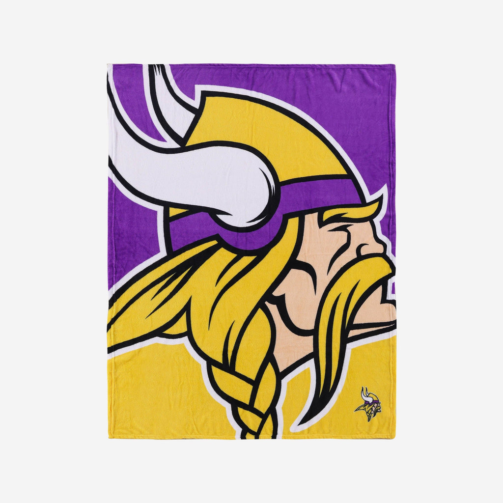 Minnesota Vikings Supreme Slumber Plush Throw Blanket FOCO - FOCO.com