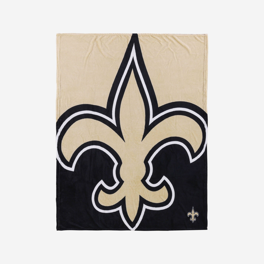 New Orleans Saints Supreme Slumber Plush Throw Blanket FOCO - FOCO.com