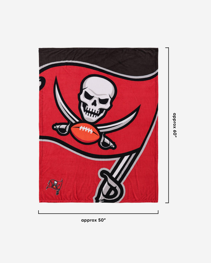 Tampa Bay Buccaneers Supreme Slumber Plush Throw Blanket FOCO - FOCO.com