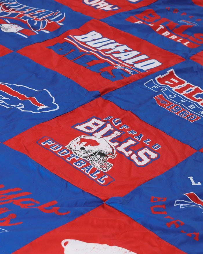 Buffalo Bills Team Pride Patches Quilt FOCO - FOCO.com