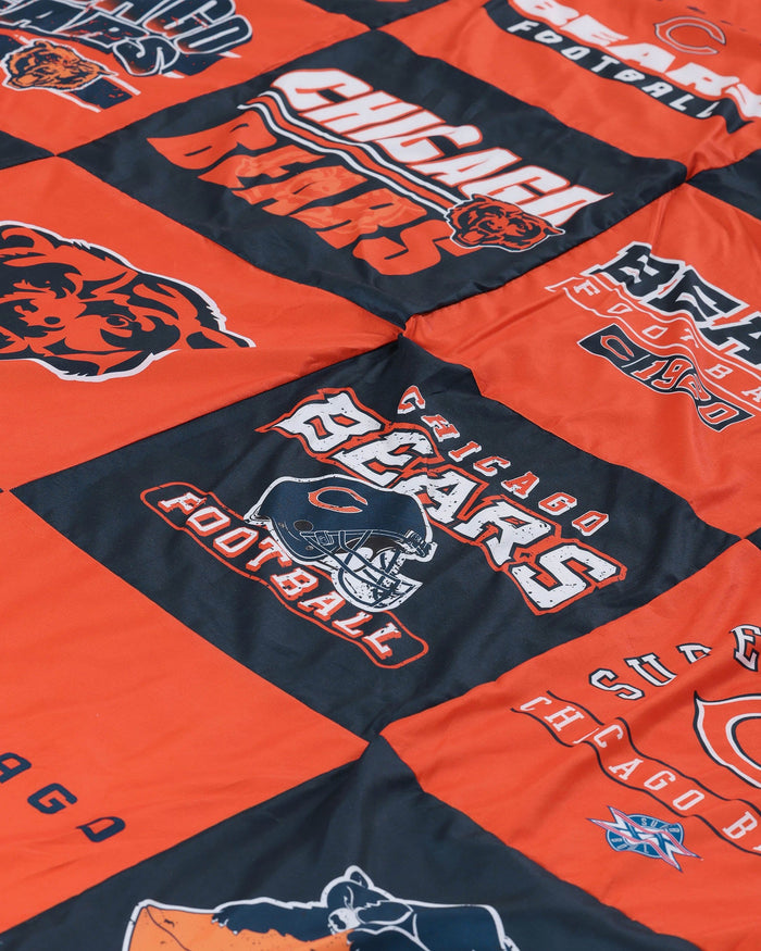 Chicago Bears Team Pride Patches Quilt FOCO - FOCO.com