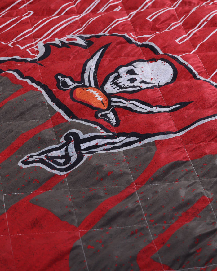 Tampa Bay Buccaneers Big Game Sherpa Lined Throw Blanket FOCO - FOCO.com