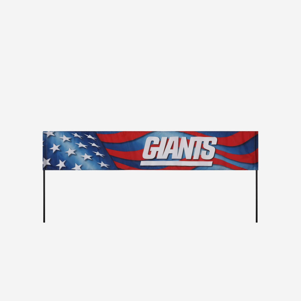 New York Giants Long Lawn Banner FOCO - FOCO.com