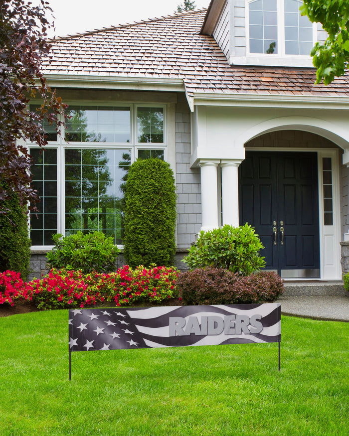 Las Vegas Raiders Long Lawn Banner FOCO - FOCO.com